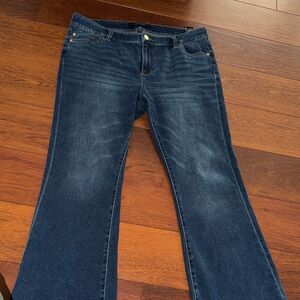 Liverpool Dark Blue Boot Cut Jeans